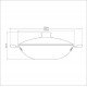 WOK TRAMONTINA PARIS EM ALUMÍNIO COM REVESTIMENTO INTERNO E EXTERNO EM ANTIADERENTE STARFLON MAX CHUMBO COM TAMPA DE VIDRO 32 CM 4,4 L