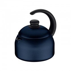 CHALEIRA TRAMONTINA EM ALUMÍNIO COM REVESTIMENTO INTERNO E EXTERNO STARFLON MAX AZUL 1,9 L