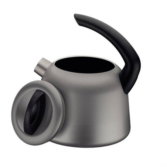 CHALEIRA TRAMONTINA EM ALUMÍNIO COM REVESTIMENTO INTERNO E EXTERNO STARFLON MAX GRAFITE 2,2 L