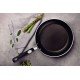 FRIGIDEIRA TRAMONTINA MÔNACO INDUCTION EM ALUMÍNIO COM REVESTIMENTO INTERNO E EXTERNO ANTIADERENTE STARFLON PREMIUM PRETO 20 CM 1 L
