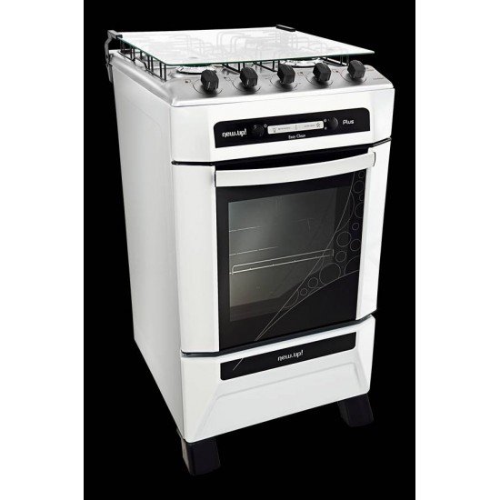 FOGAO DE PISO 4 BOCAS NEW UP PLUS BRANCO BIVOLT