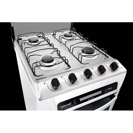 FOGAO DE PISO 4 BOCAS NEW UP PLUS BRANCO BIVOLT