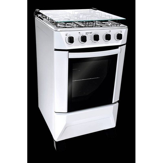 FOGAO 4 BOCAS NEW UP FIRE BRANCO BIVOLT