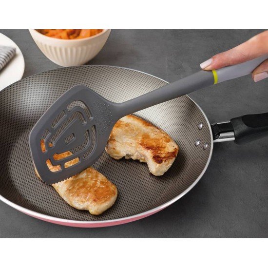 ESPÁTULA TRAMONTINA POWER UP EM NYLON COM CABO DE POLIPROPILENO CINZA