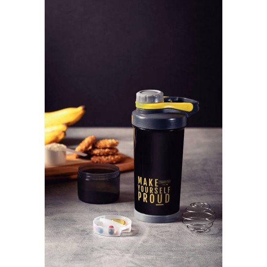 COQUETELEIRA TRAMONTINA POWER UP 3 EM 1 COM CORPO EM COPOLIÉSTER E MISTURADOR DE AÇO INOX