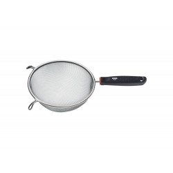 PENEIRA 17CM BAKERY CINZA LAMINA DE ACO INOX E CABO DE POLIPROPILENO TRAMONTINA