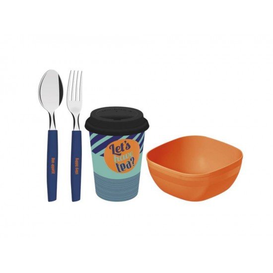 KIT PARA CAFE DA MANHA 4 PEÇAS BREAKFAST MISTO SORTIDOS DE UTENSILIOS PARA USO DOMESTICO TRAMONTINA
