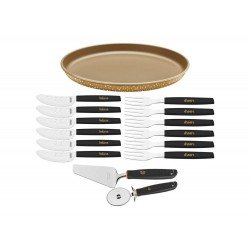 KIT PARA PIZZA 15 PEÇAS MY LOVELY MISTO SORTIDOS DE UTENSILIOS PARA USO DOMESTICO TRAMONTINA