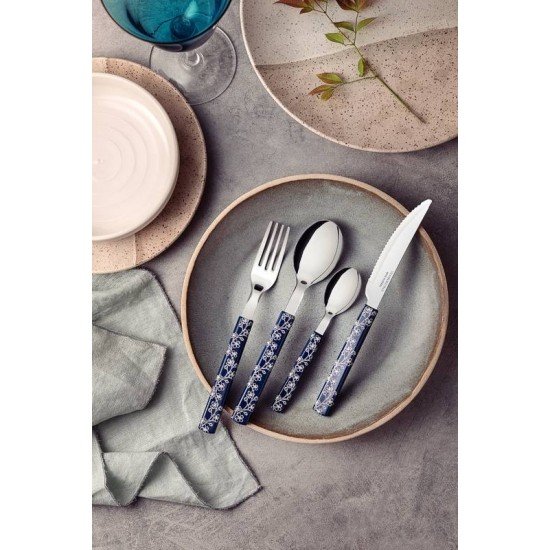 TALHER TRAMONTINA BLISS COM LÂMINA EM AÇO INOX E CABO DE POLIPROPILENO AZUL