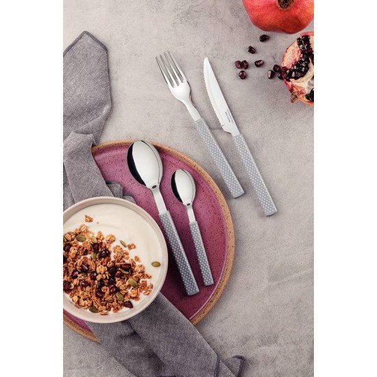 TALHER TRAMONTINA BLISS COM LÂMINA EM AÇO INOX E CABO DE POLIPRILENO CINZA