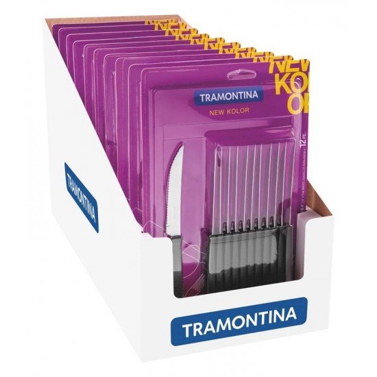 CONJUNTO FACAS PARA CHURRASCO 12 PECAS TRAMONTINA