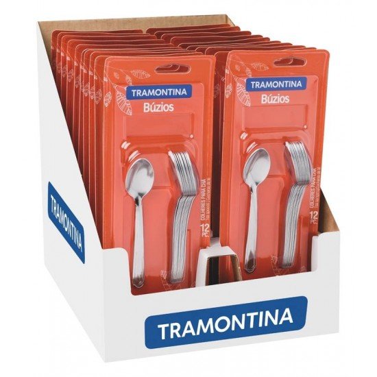 CONJUNTO DE COLHERES PARA CHA 12 PECAS TRAMONTINA