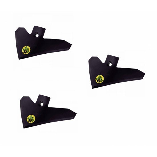 KIT DE 3 ENXADAS CULTIVADOR DE 1 PONTA  EM AÇO SEM CABO TRAMONTINA
