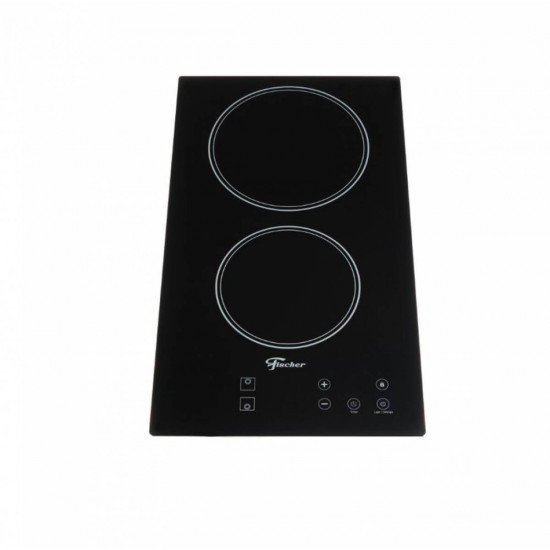 FOGAO COOKTOP FISCHER 2Q ELETRICO MESA VITROCERAMICA TOUCH