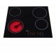 FOGÃO COOKTOP FISCHER 4Q ELÉTRICO MESA VITROCERÂMICA TOUCH PRETO 220V
