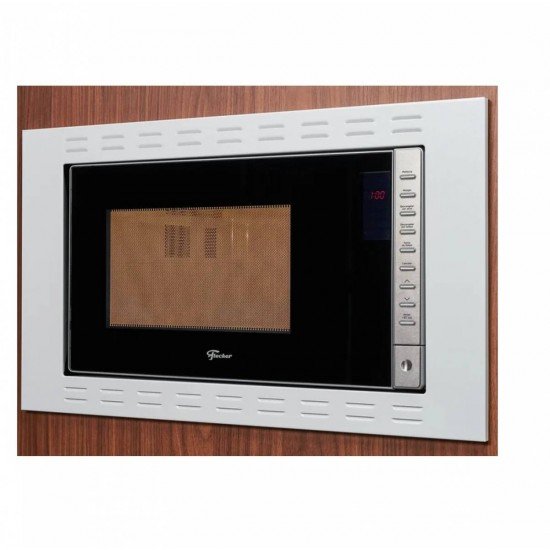 FORNO MICRO-ONDAS FISCHER EMBUTIR 25L FIT LINE FRONTAL BRANCO