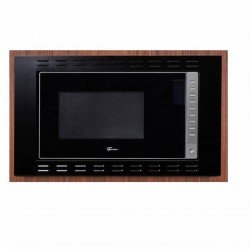 FORNO MICRO-ONDAS FISCHER EMBUTIR 25L FIT LINE FRONTAL PRETO