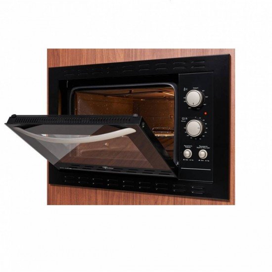 FORNO ELÉTRICO FISCHER FIT LINE EMBUTIR 44L PRETO