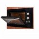 FORNO ELÉTRICO FISCHER FIT LINE EMBUTIR 44L PRETO