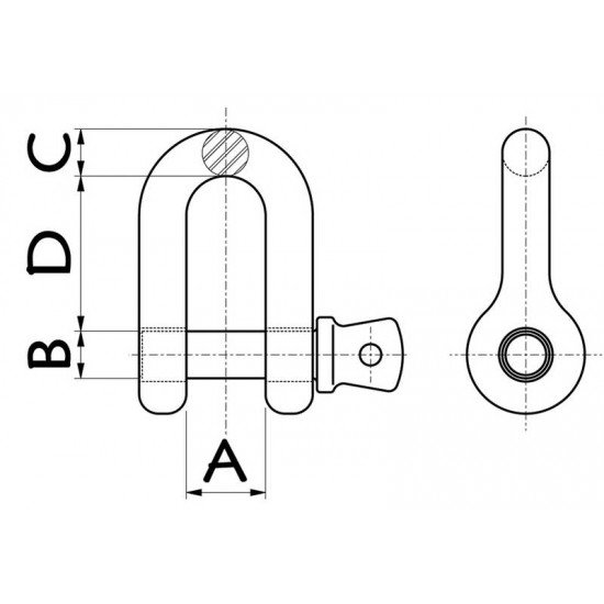 MANILHA RETA 1 4 - PINO ROSCADO TRAMONTINA