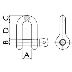 MANILHA RETA 1 - PINO ROSCADO TRAMONTINA