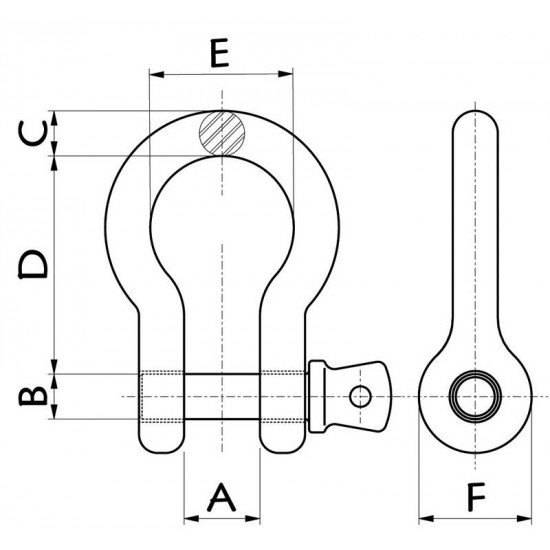 MANILHA CURVA - PINO ROSCADO 1 1 8 TRAMONTINA