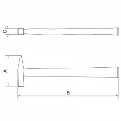 MARTELO DE PENA 400G TRAMONTINA