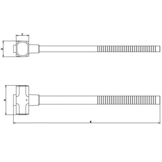 MARRETA COM CABO DE MADEIRA EM COMPENSADO NAVAL 3 KG TRAMONTINA