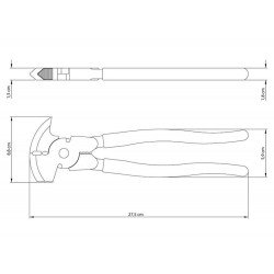 ALICATE FAZENDEIRO 10 FORJADO EM ACO ESPECIAL EMPUNHADURA EM PVC AMARELO TRAMONTINA