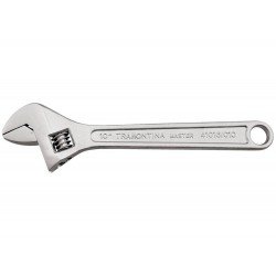 CHAVE AJUSTAVEL PARA PORCAS 6 FORJADA EM ACO CARBONO CROMADA ABERTURA MAXIMA 18 MM TRAMONTINA