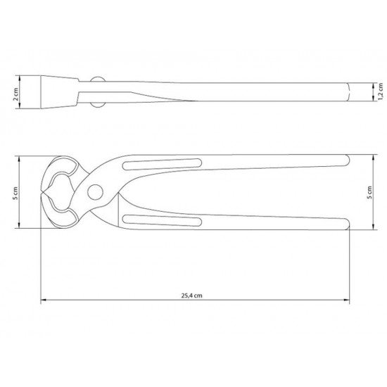 TORQUES DE CARPINTEIRO 10 FORJADA EM ACO ESPECIAL E TEMPERADA PINTURA ELETROSTATICA TRAMONTINA