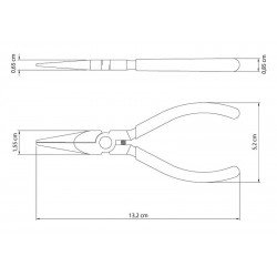 ALICATE MEIA CANA 5 TRAMONTINA