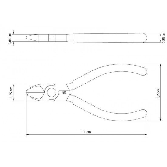 ALICATE CORTE DIAGONAL 4 TRAMONTINA