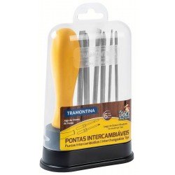 JOGO CHAVES DE FENDA 6PCS TRAMONTINA