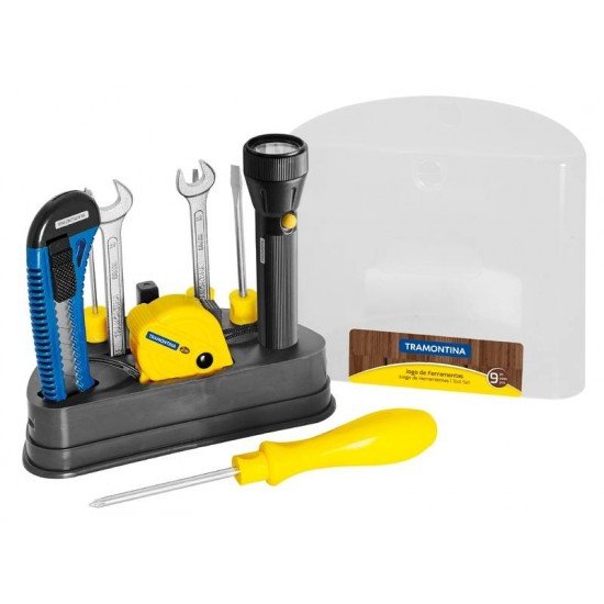 KIT DE FERRAMENTAS 9 PECAS TRAMONTINA