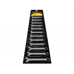 JOGO DE CHAVES COMBINADAS PESCOCO CURTO 12 PECAS CORPO ACO ESPECIAL ACABAMENTO CROMADO TRAMONTINA