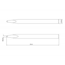 PONTEIRO 12 CORPO EM ACO ESPECIAL E TEMPERADO BARRA REDONDA PINTURA ELETROSTATICA TRAMONTINA