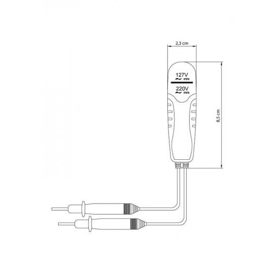 DETECTOR DE TENSOES 127-220V TRAMONTINA