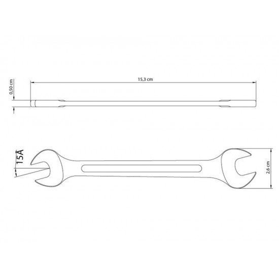 CHAVE FIXA 3 8X7 16 CORPO EM ACO ESPECIAL E TEMPERADO CROMADO BOCAS CALIBRADAS TRAMONTINA