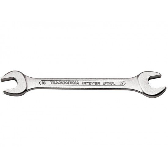 CHAVE FIXA 6X7MM CORPO FORJADO EM ACO ESPECIAL ACABAMENTO CROMADO BOCAS USINADAS TRAMONTINA