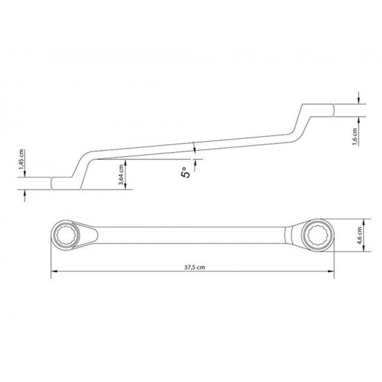 CHAVE ESTRELA 27X32MM CORPO FORJADO EM ACO ESPECIAL ACABAMENTO CROMADO BOCAS USINADAS TRAMONTINA