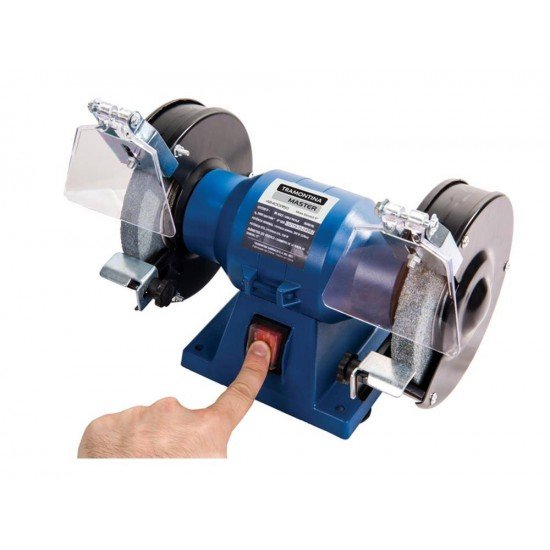 MOTO ESMERIL 5 POTENCIA 260W CARCACA EM FERRO FUNDIDO BASE ALUMINIO 3450 RPM TRAMONTINA BIVOLT