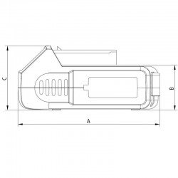 BATERIA DE LITIO 14,4 V - 1500 MAH TRAMONTINA