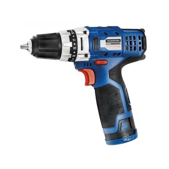 PARAFUSADEIRA FURADEIRA BATERIA IONS DE LITIO 10,8V MOTOR COM 2 VELOCIDADES TRAMONTINA