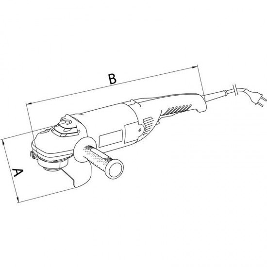 ESMERILHADEIRA ANGULAR ELETRICA 2 500 W 9PARA USO PROFISSIONAL TRAMONTINA