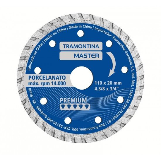 DISCO DIAMANTADO - PORCELANATO TRAMONTINA