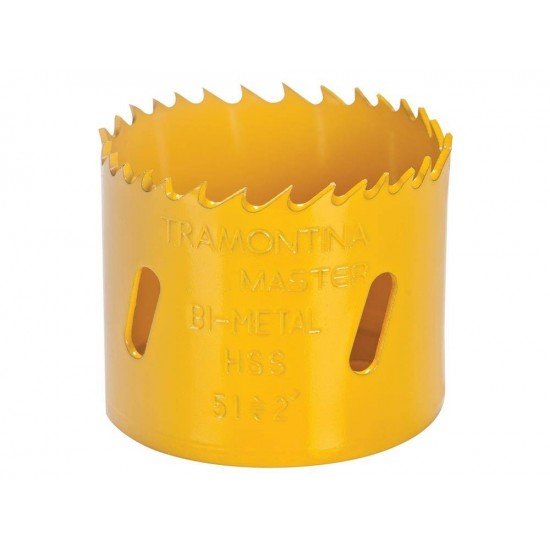 SERRA COPO BI-METALICA 20MM-25 32 DENTES ACO RAPIDO HSS PINTURA ELETROSTATICA,ROSCA 1 2 TRAMONTINA