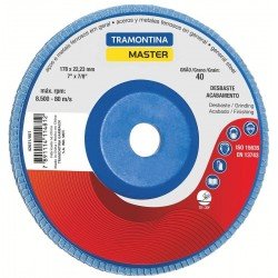 DISCO FLAP CONICO 7 GRAO 120 TRAMONTINA