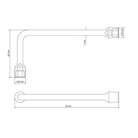 CHAVE BIELA 10MM CORPO FORJADO EM ACO ESPECIAL CROMADO ABERTURA DA BOCA CALIBRADA TRAMONTINA