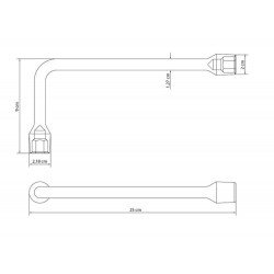 CHAVE BIELA 14MM CORPO FORJADO EM ACO ESPECIAL CROMADO ABERTURA DA BOCA CALIBRADA TRAMONTINA